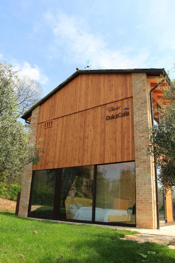 Chalet Dolce Colle Volpago del Montello Bagian luar foto
